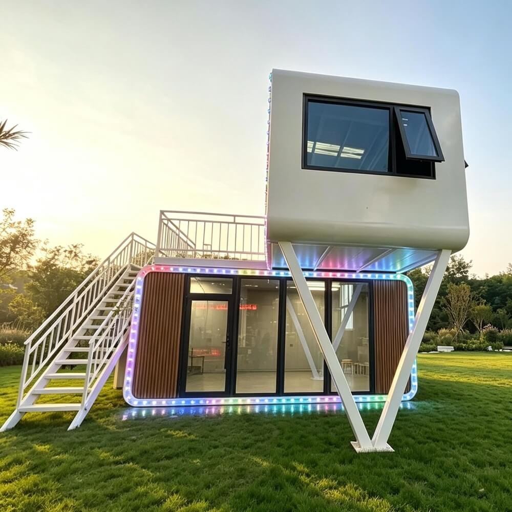 Apple cabin prefab modular house, portable tiny home